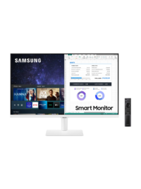 Samsung 27" Full HD 60Hz Smart Monitor - Awesome White (LS27AM501NUXXU)