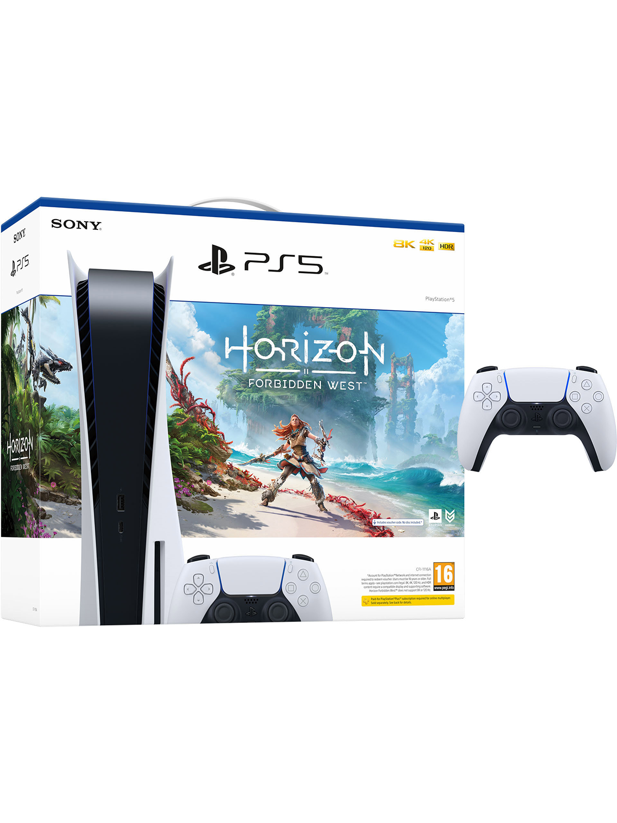 PlayStation 5 Console with Horizon Forbidden West & Additional 