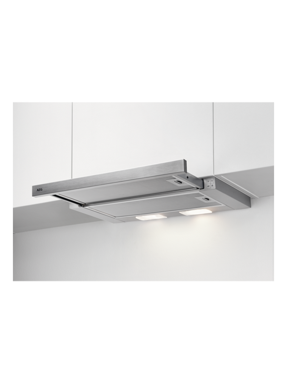 AEG Built-in Cooker Hood 60cm DPB3632S C Rated -  Stainless Steel | ElekDirect