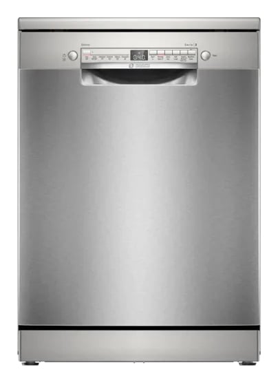 Bosch Series 2 SMS2HVI67G Wifi Connected Full Size Dishwasher – Silver Inox – D Rated #392446