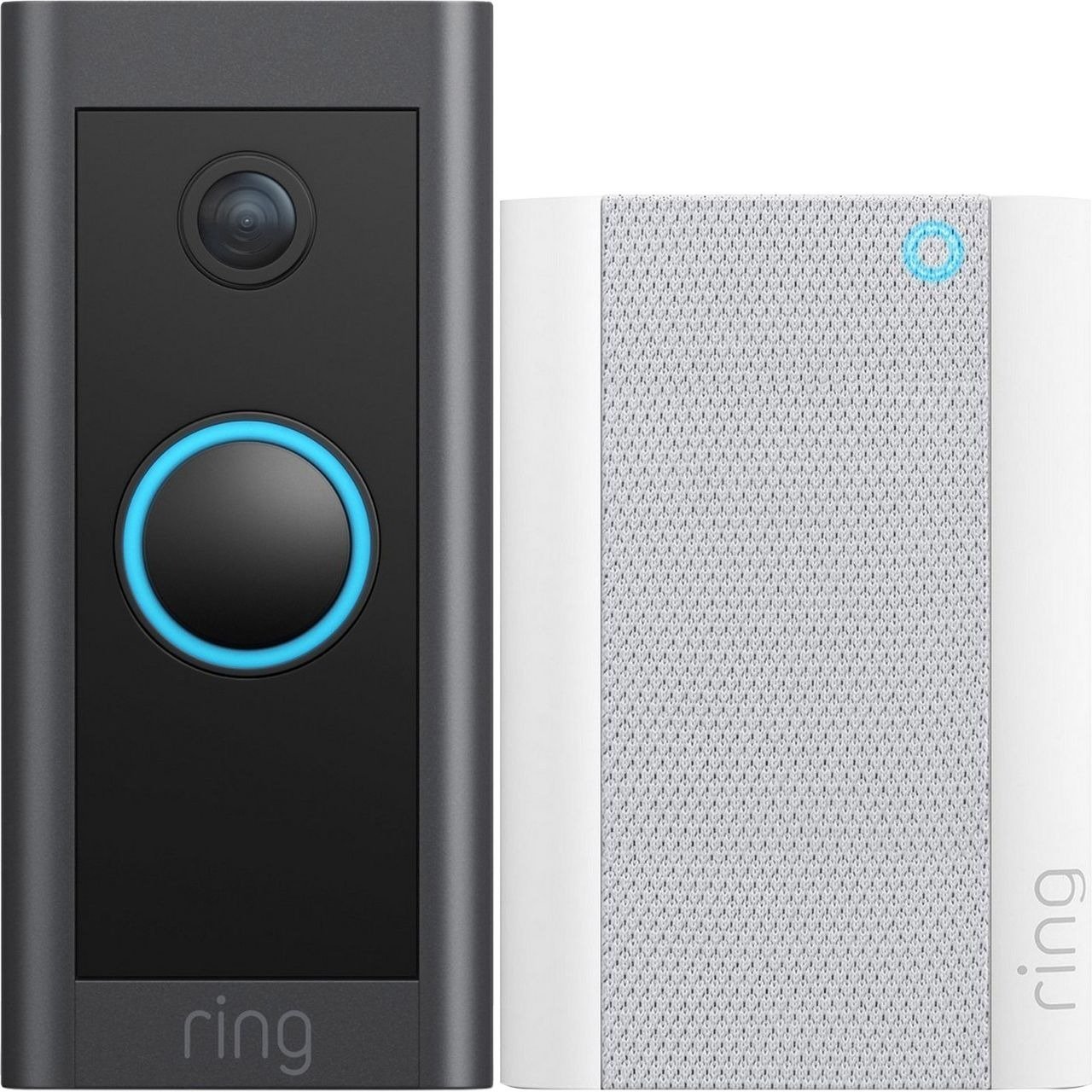 Ring Wired Doorbell Kit Smart Doorbell Full HD 1080p – Includes Chime – Black #392564