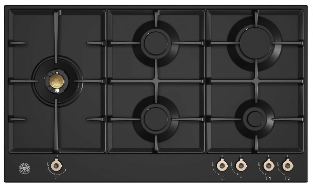 Bertazzoni Professional Series P905LPRONE 89cm Gas Hob – Nero Matte #393276