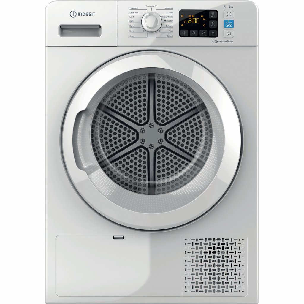 Indesit YTM1182XUK 8Kg Heat Pump Tumble Dryer – White – A++ Rated #396455