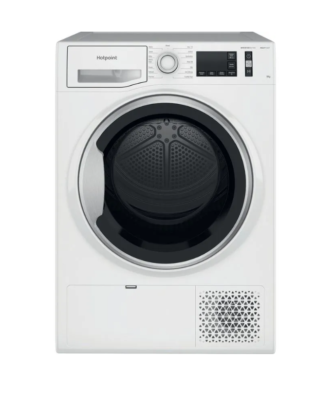 Hotpoint ActiveCare NTM1192SKUK 9Kg Heat Pump Tumble Dryer – White – A++ Rated #396515