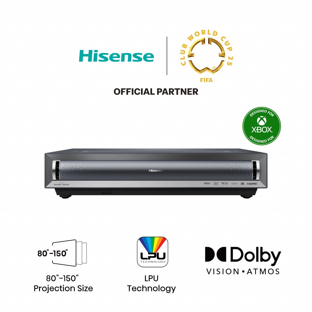 Hisense PX3 4K Ultra HD 4K Ultra HD Laser Projector – Grey #396428