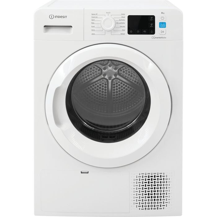 Indesit YTM1183XUK 8KG Heat Pump Condenser Dryer – A++ Rated – White #399259