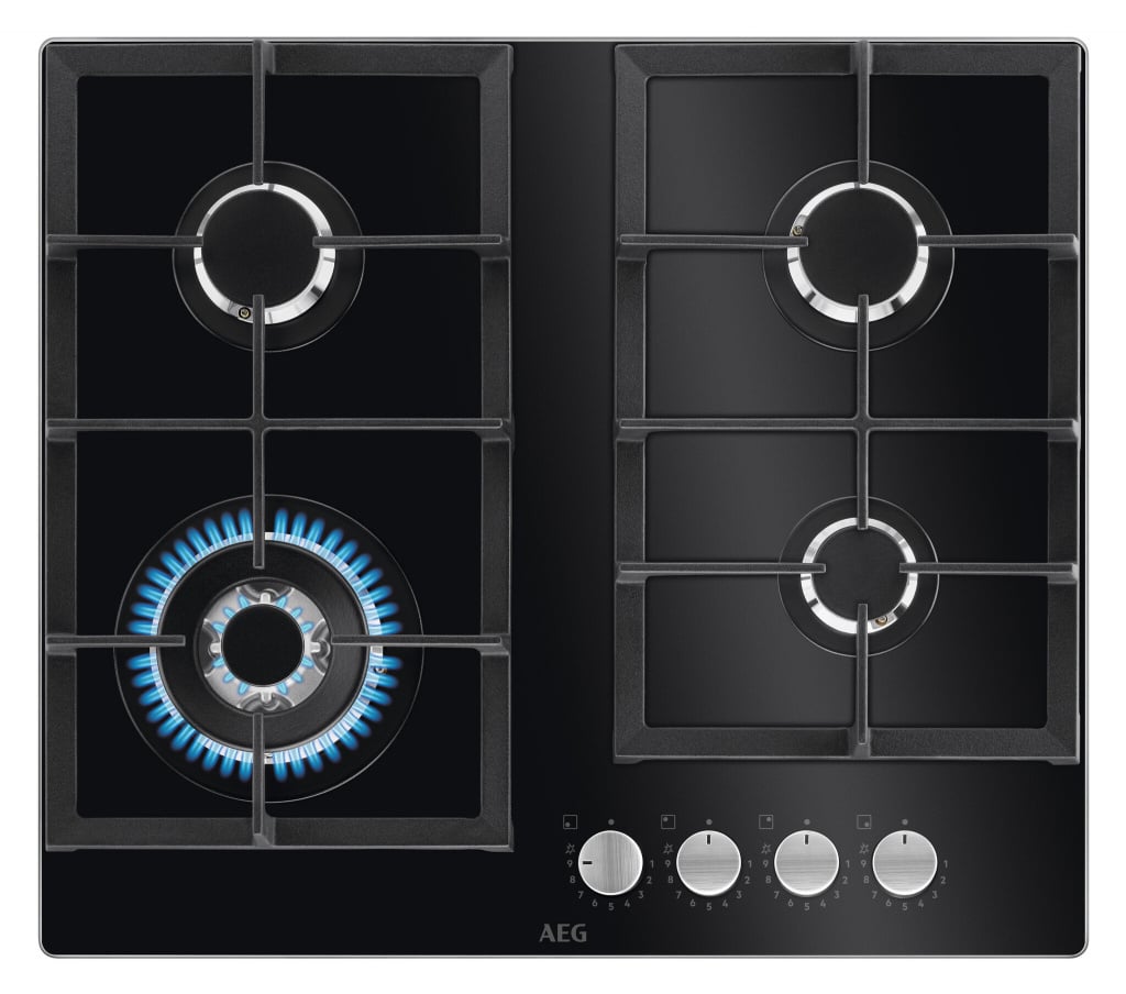 AEG HKB64420NB 59cm Gas Hob – Black #398407