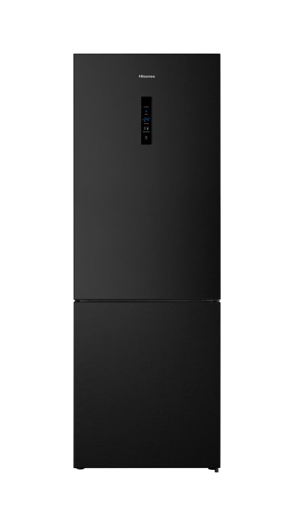 Hisense RB645N4BFE 200cm 60/40 No Frost Fridge Freezer – Black / Stainless Steel – E Rated #399409