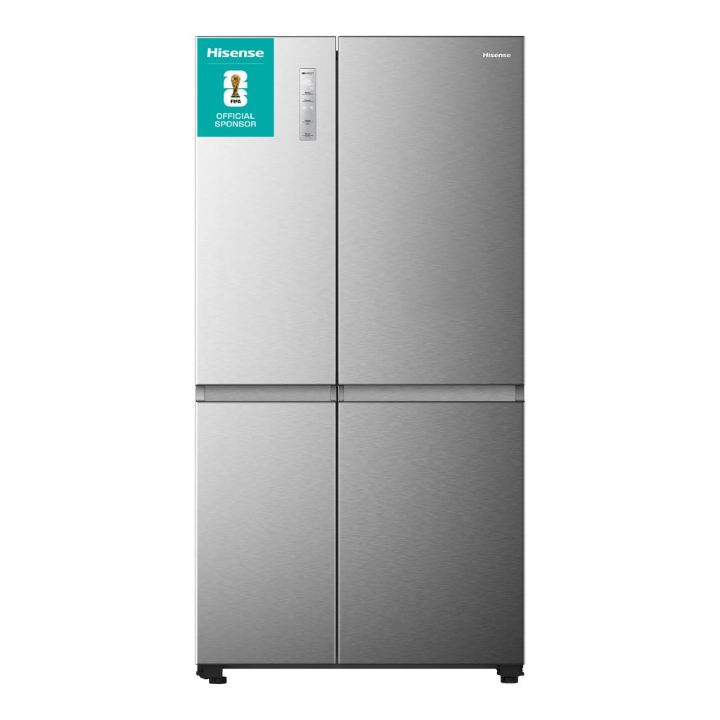 Hisense PureFlat RS5P668SSCC Wifi Connected Total No Frost American Fridge Freezer – Silver / Stainless Steel – C Rated #398070