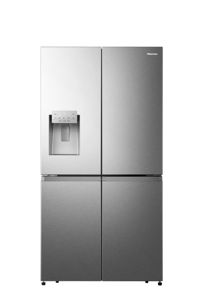 Hisense PureFlat Infinite RQ760N4SASE Wifi Connected Non-Plumbed Total No Frost American Fridge Freezer – Stainless Steel – E Rated #397682