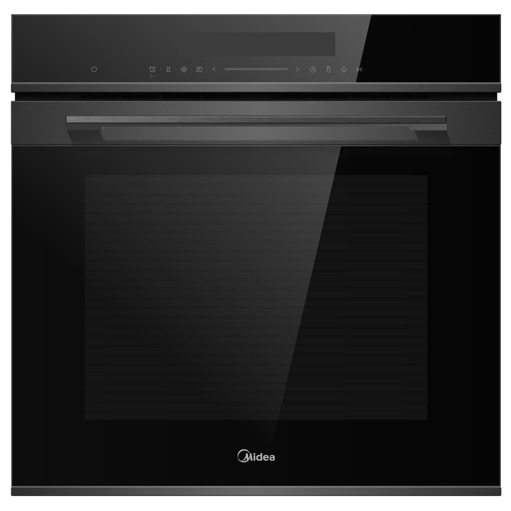 Midea MBO7NP30T0-BS Built In Electric Single Oven with Pyrolytic Cleaning – Black – A Rated #399731