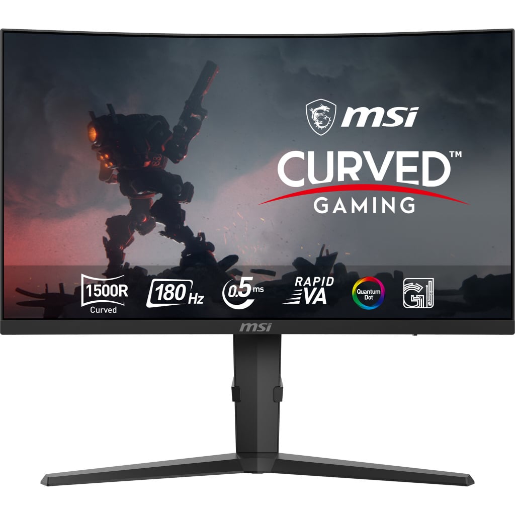 MSI MAG 275CQRF QD E2 27″ Wide Quad HD 180Hz Curved Gaming Monitor – Black #397280
