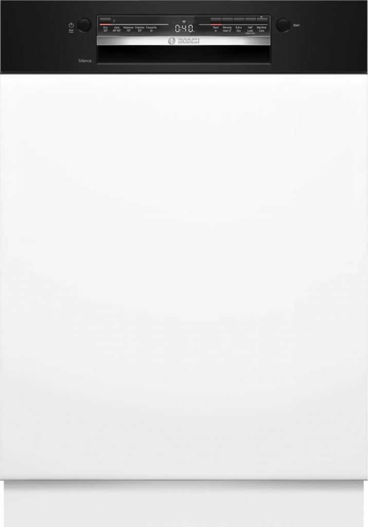 Bosch Series 2 SMI2HTB02G Semi Integrated Full Size Dishwasher – Black Control Panel with Fixed Door Hinge Kit – D Rated #400263