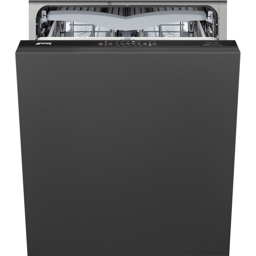 Smeg DI331C Fully Integrated Full Size Dishwasher – Black Control Panel with Sliding Door Fixing Kit – C Rated #397771