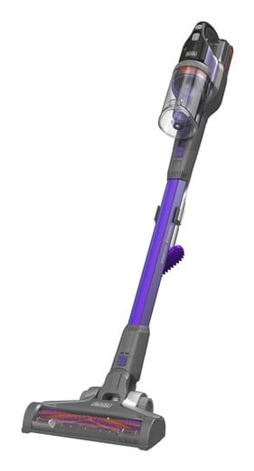 Black + Decker 18v Extension Pet Stick Cordless Vacuum Cleaner with up to 58 Minutes Run Time – Purple – BHFEV182CP-GB #398285