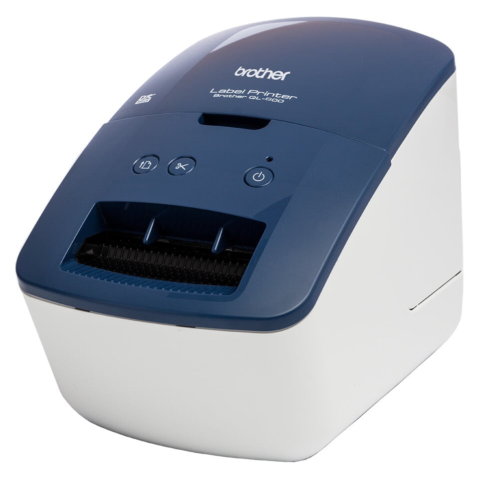 Brother QL600B Thermal Postage & Label Printer – Blue / Black #397956