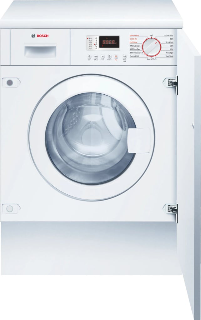 Bosch Series 4 WKD28352GB Integrated 7Kg / 4Kg Washer Dryer with 1355 rpm – White – E Rated [Wash&Dry], E Rated [Wash Only] #400226