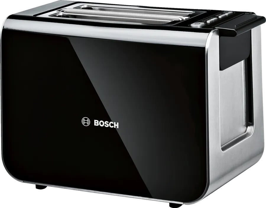 Bosch Styline TAT8613NGB 2 Slice Toaster – Black #400188