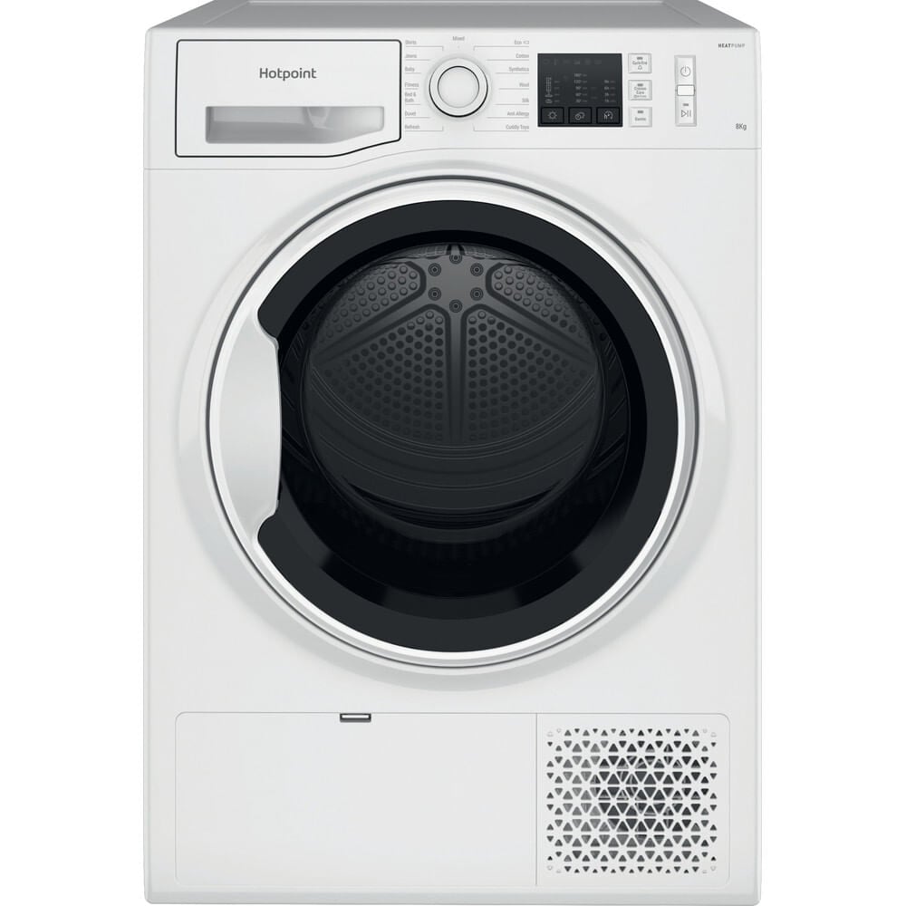 Hotpoint NTM1081WKUK 8Kg Heat Pump Tumble Dryer – White – A+ Rated #399523