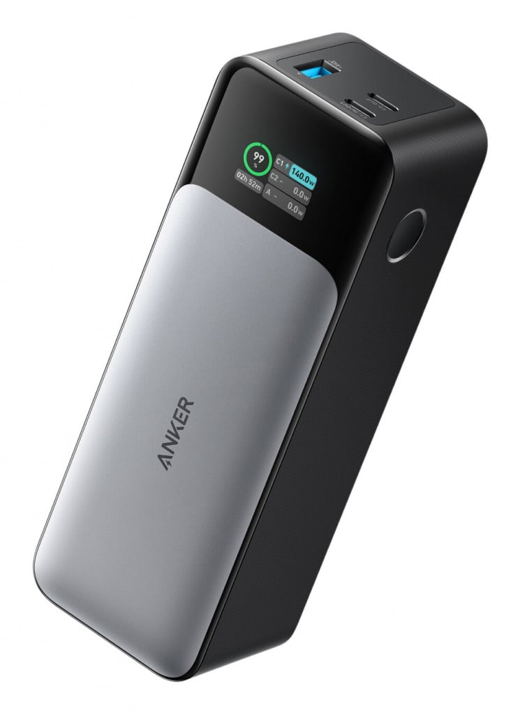 Anker 737 Power Bank PowerCore 24K 24000mAh – Black / Silver #399718