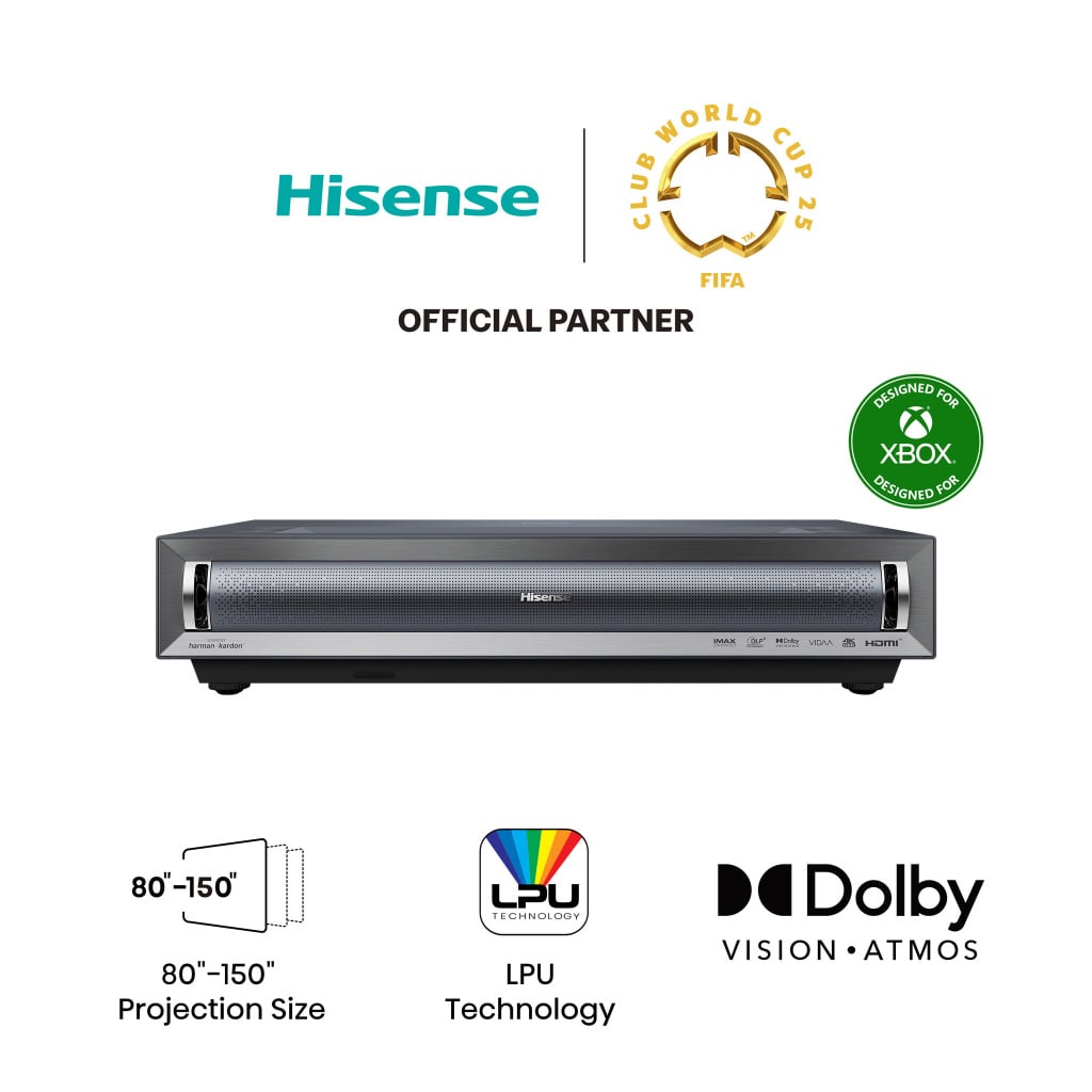 Hisense PX3 4K Ultra HD 4K Ultra HD Laser Projector – Grey #397978