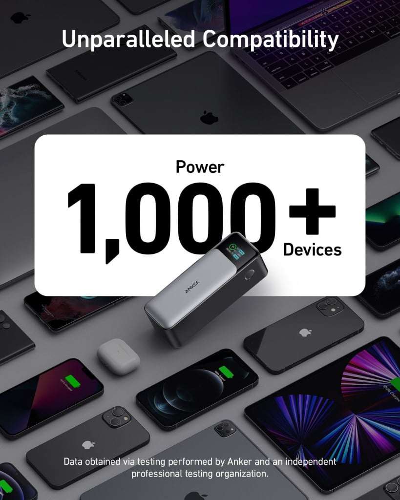 Anker 737 Power Bank PowerCore 24K 24000mAh - Black / Silver Anker 737 Power Bank PowerCore 24K 24000mAh - Black / Silver