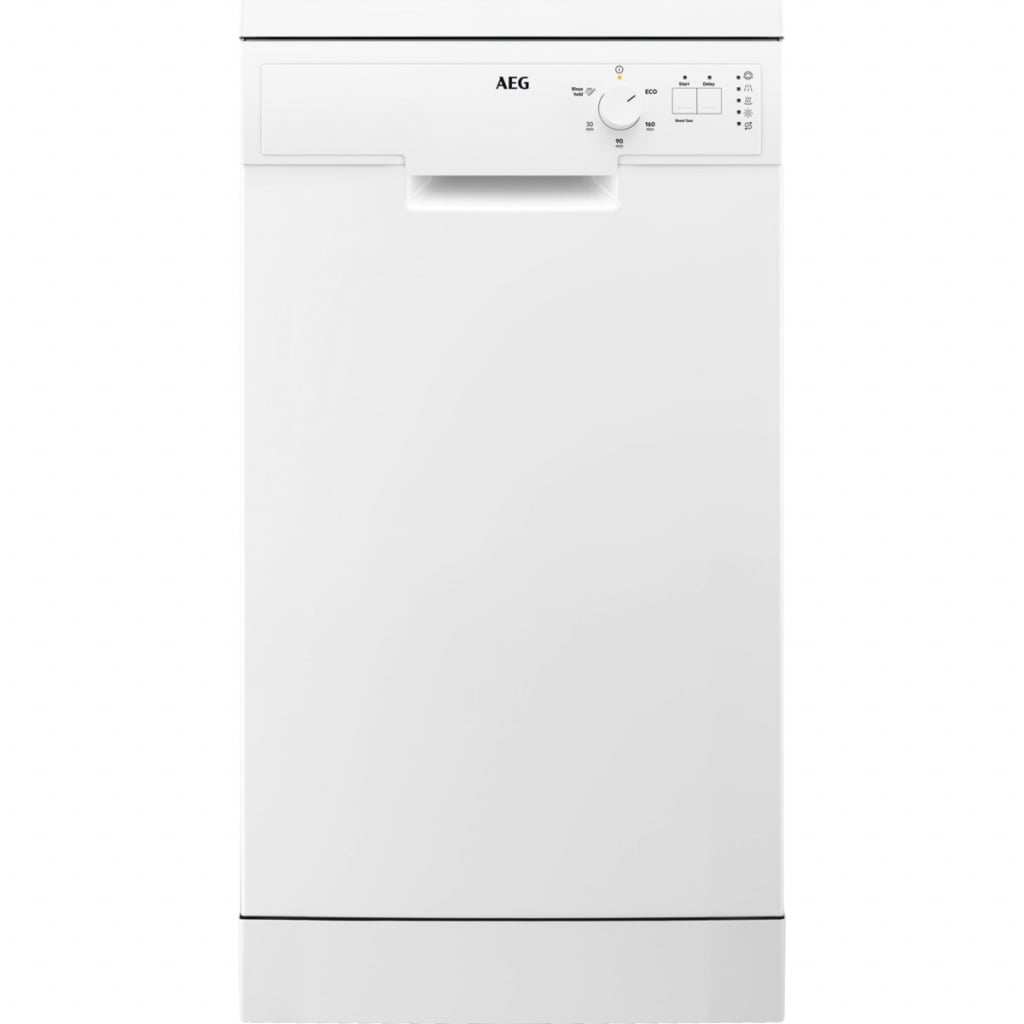AEG 5000 AirDry FFX52507ZW Slimline Dishwasher – White – E Rated #399842