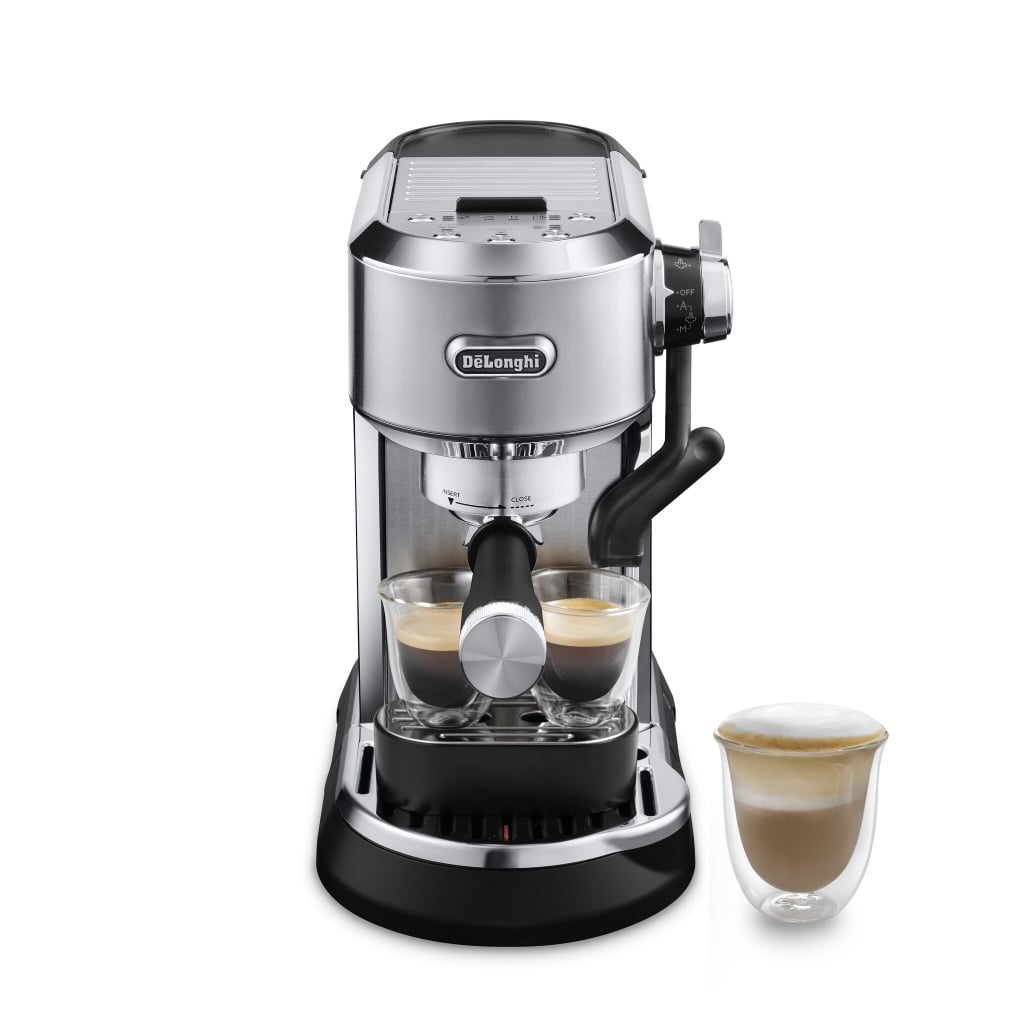 De’Longhi Dedica Maestro Espresso Coffee Machine – Stainless Steel – EC950.M #401079