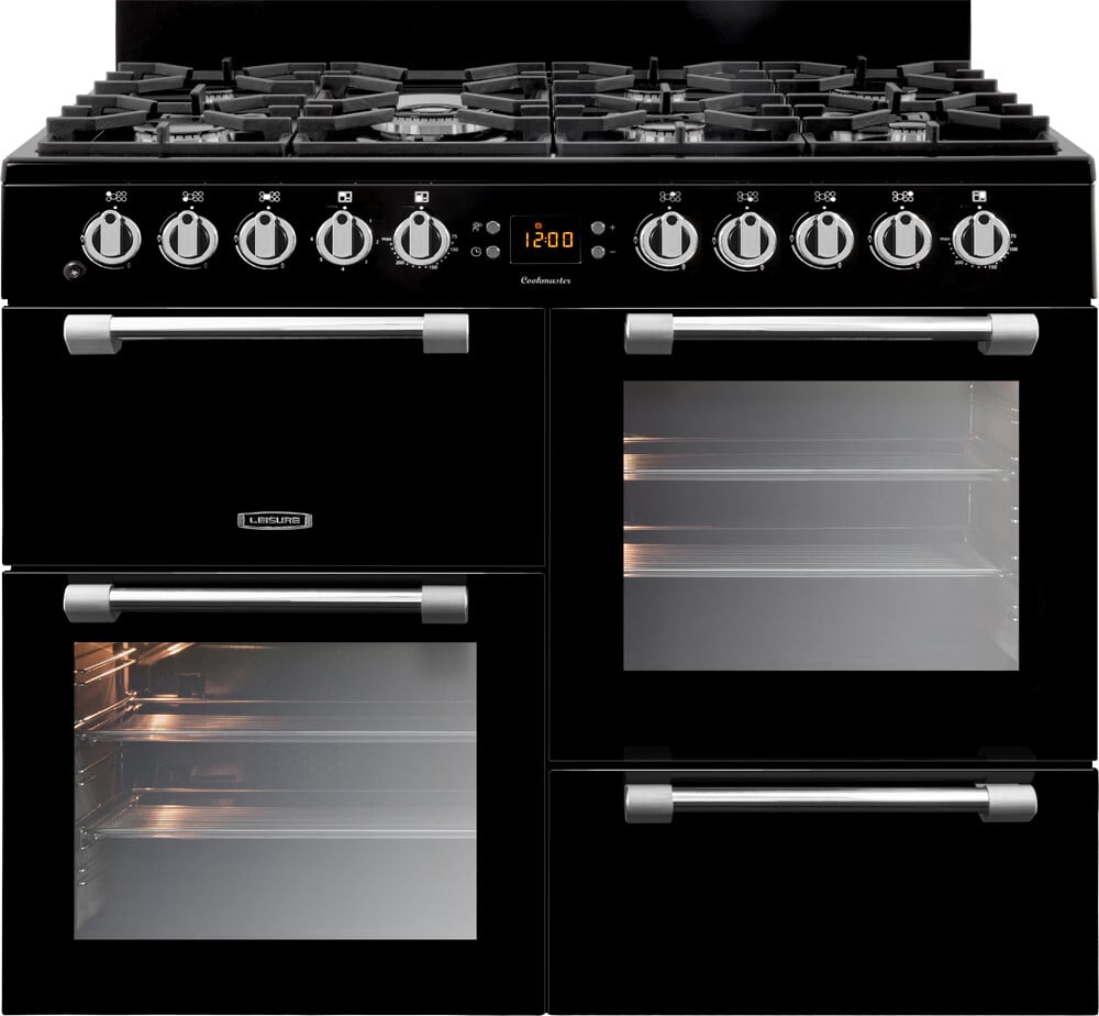 Leisure Cookmaster CK100G232K 100cm wide Gas Range Cooker – Black – A+/A Rated #401627