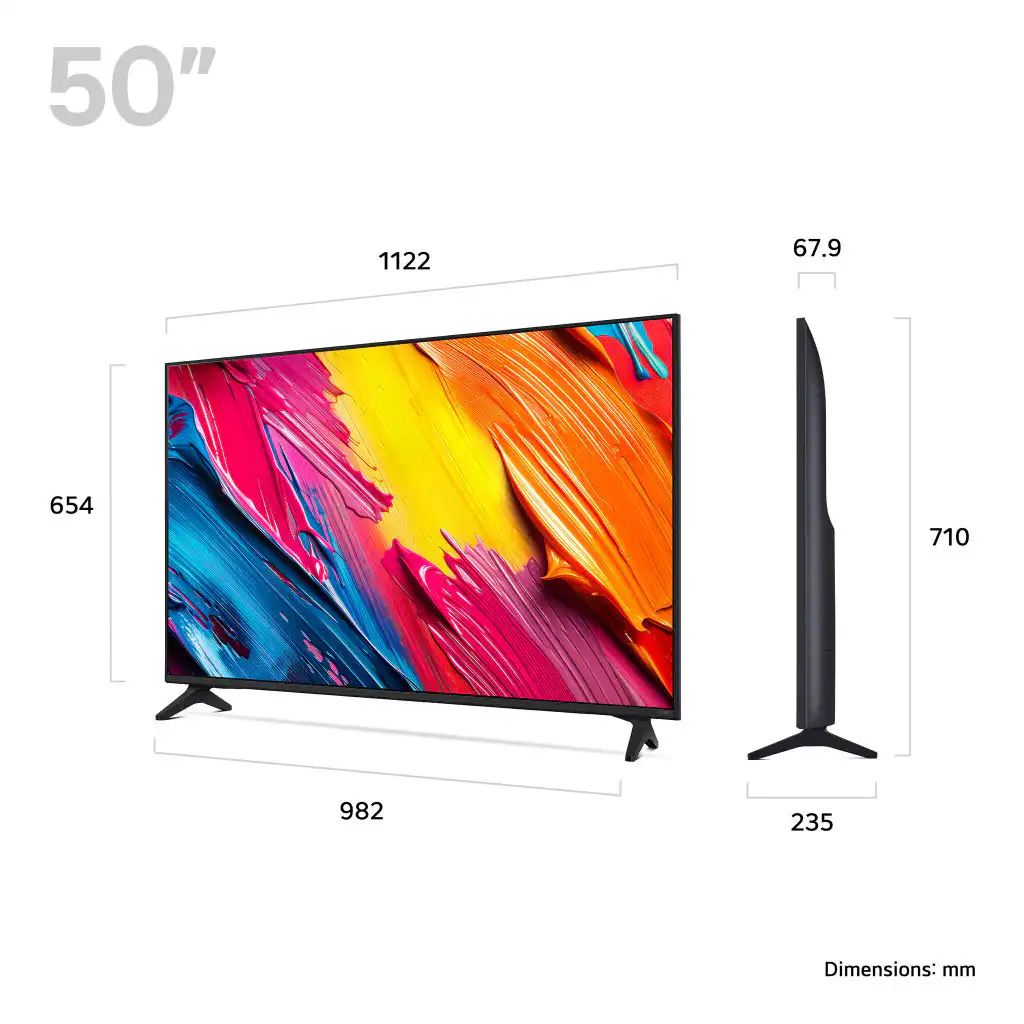 LG QNED70A 50″ 4K Ultra HD Smart TV [2025] – 50QNED70A6A #404851