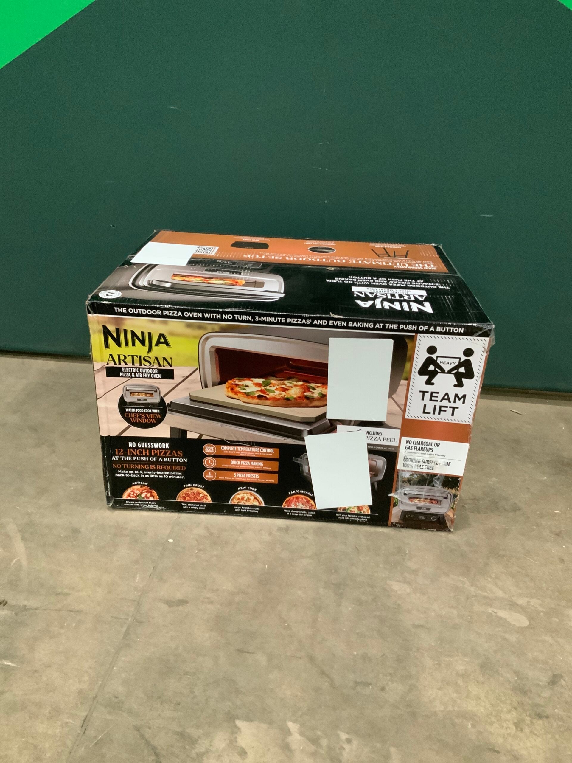 Ninja Artisan Outdoor Pizza Oven - Grey #401998 | ElekDirect