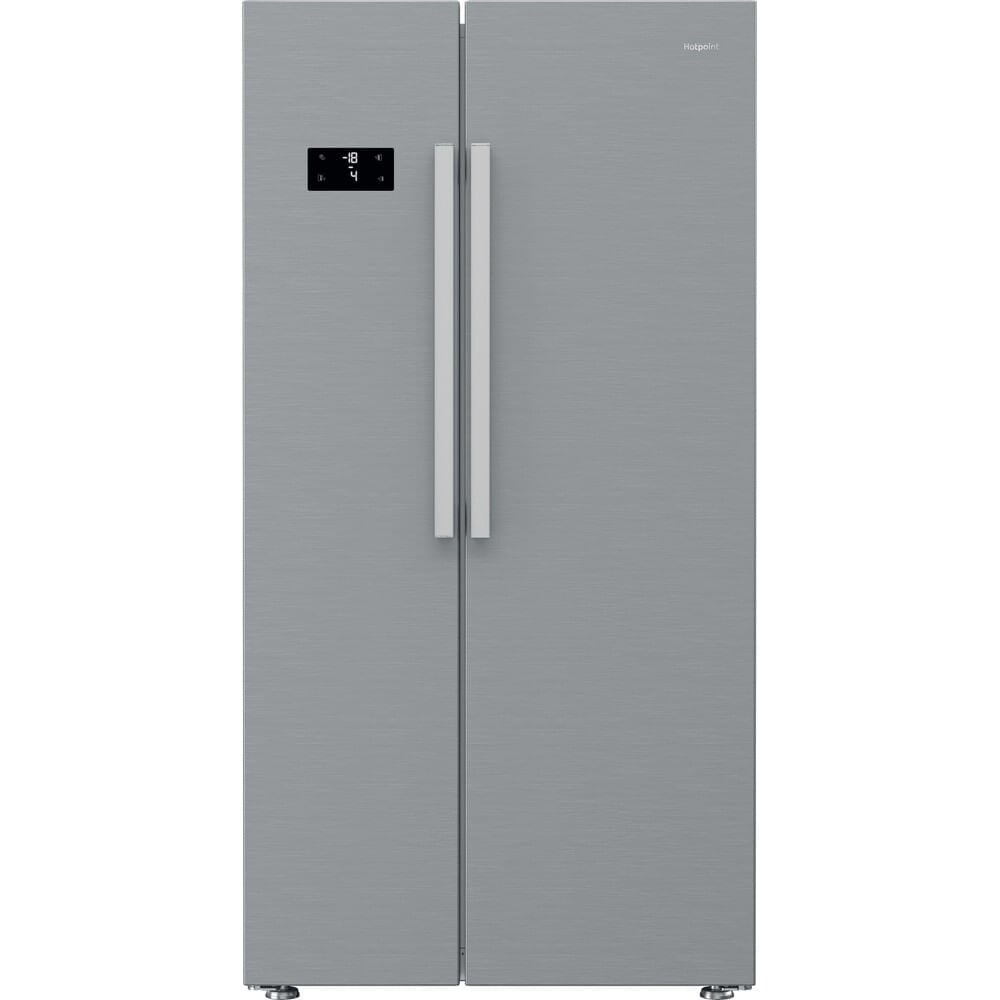 Hotpoint HPG2 6592 XP4UK Total No Frost American Fridge Freezer – Silver – E Rated #401448