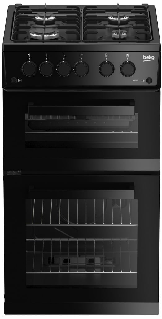 Beko KDG583K 50cm wide Gas Cooker with Gas Grill – Black – A+ Rated #401445