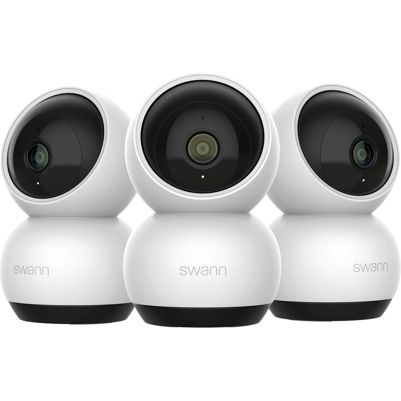 Swann EVO 2K Pan and Tilt Indoor 2K Quad HD Smart Home Security Cameras – White #402545