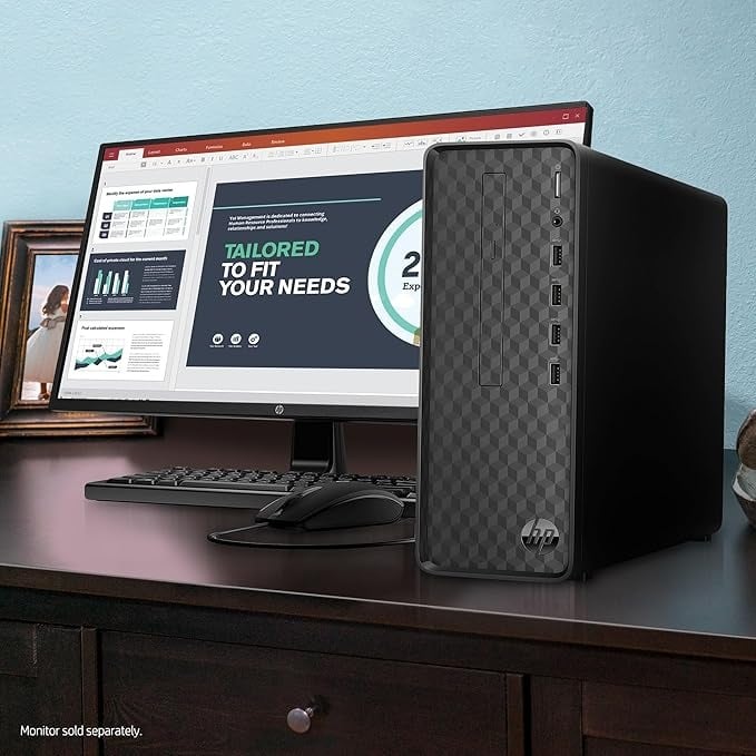 HP Slim Desktop S01-aF2004na Intel® Pentium® J5040 8 GB DDR4-SDRAM 256 GB SSD Mini Tower PC Windows 11 Home #402283