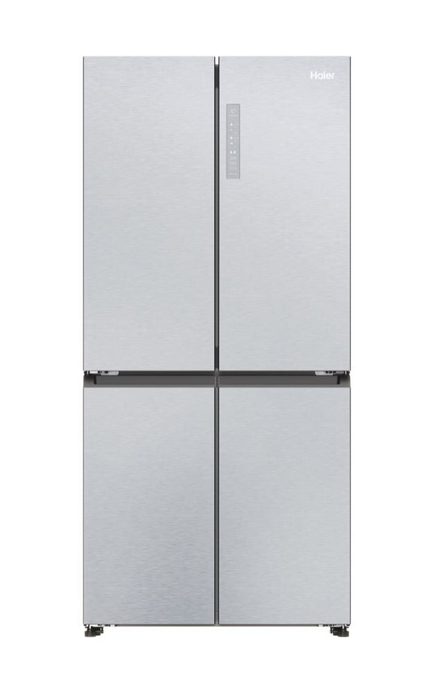 Haier Cube 83 Series 3 HCR3818ENMG Total No Frost American Fridge Freezer – Silver – E Rated #401491