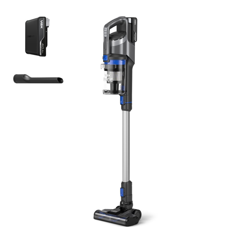Vax Pace Cordless Vacuum Cleaner with up to 40 Minutes Run Time – Graphite / Blue – CLSV-PAKS #401288
