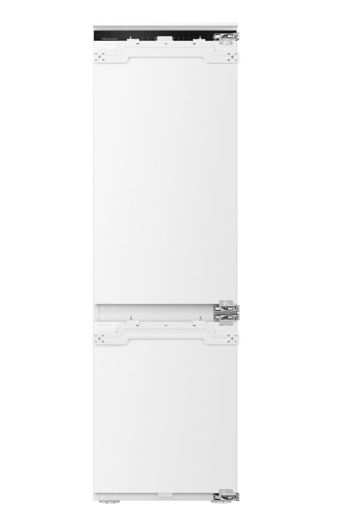 Hisense RB3B250SAWE Wifi Connected 177cm 70/30 Integrated No Frost Fridge Freezer with Fixed Door Hinge – White – E Rated #401899
