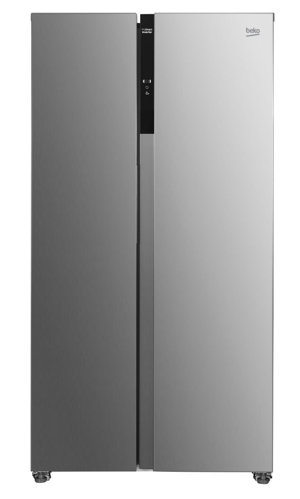 Beko ASL1532PX Frost Free American Fridge Freezer – Brushed Steel – D Rated #401226