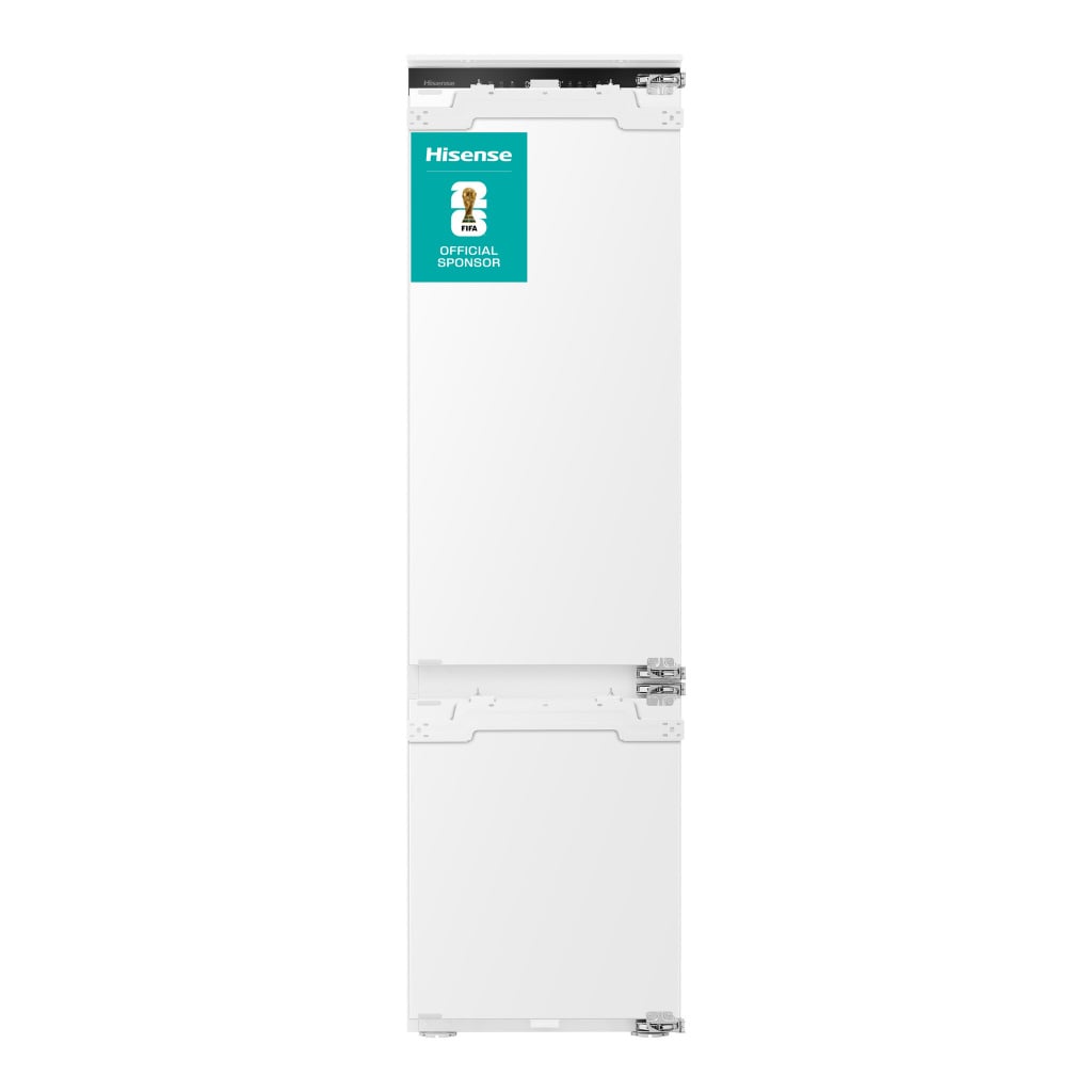 Hisense InvisibleFresh RB5B280SSWC Wifi Connected 193cm 60/40 Integrated Fridge Freezer with Fixed Door Hinge – White – C Rated #406005