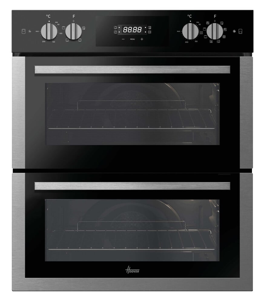 Hoover H-OVEN 300 HO7DC3UB308BI Built Under Electric Double Oven – Black / Stainless Steel – A/A Rated #401866