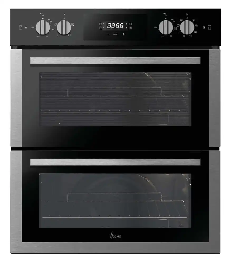 Hoover H-OVEN 300 HO7DC3UB308BI Built Under Electric Double Oven – Black / Stainless Steel – A/A Rated #401866