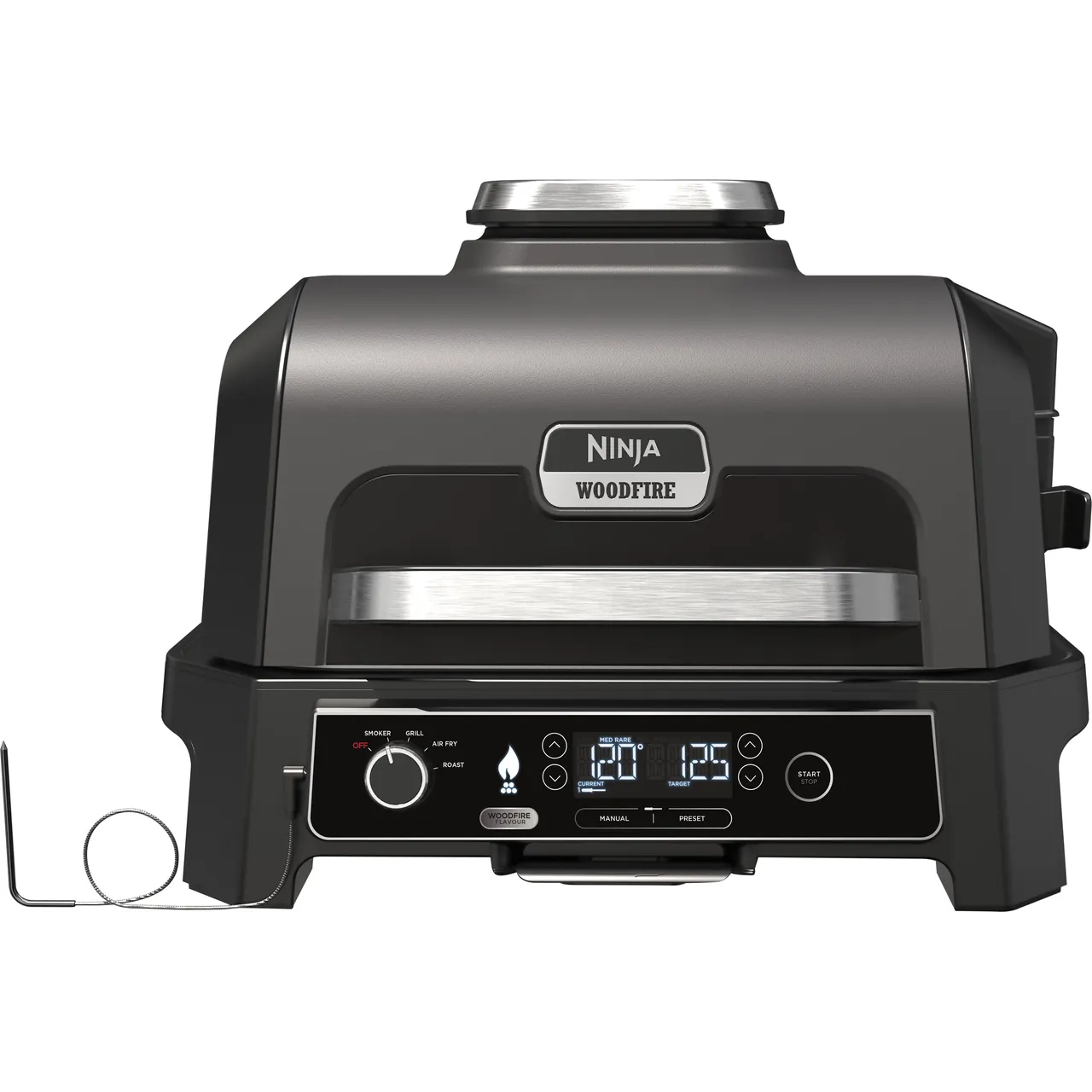Ninja Woodfire Pro XL Barbecue Grill & Smoker – Black #402788