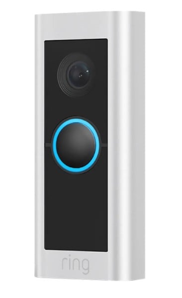 Ring Video Doorbell Pro 2 Hardwired Smart Doorbell HD+ 1536p – Nickel #402407