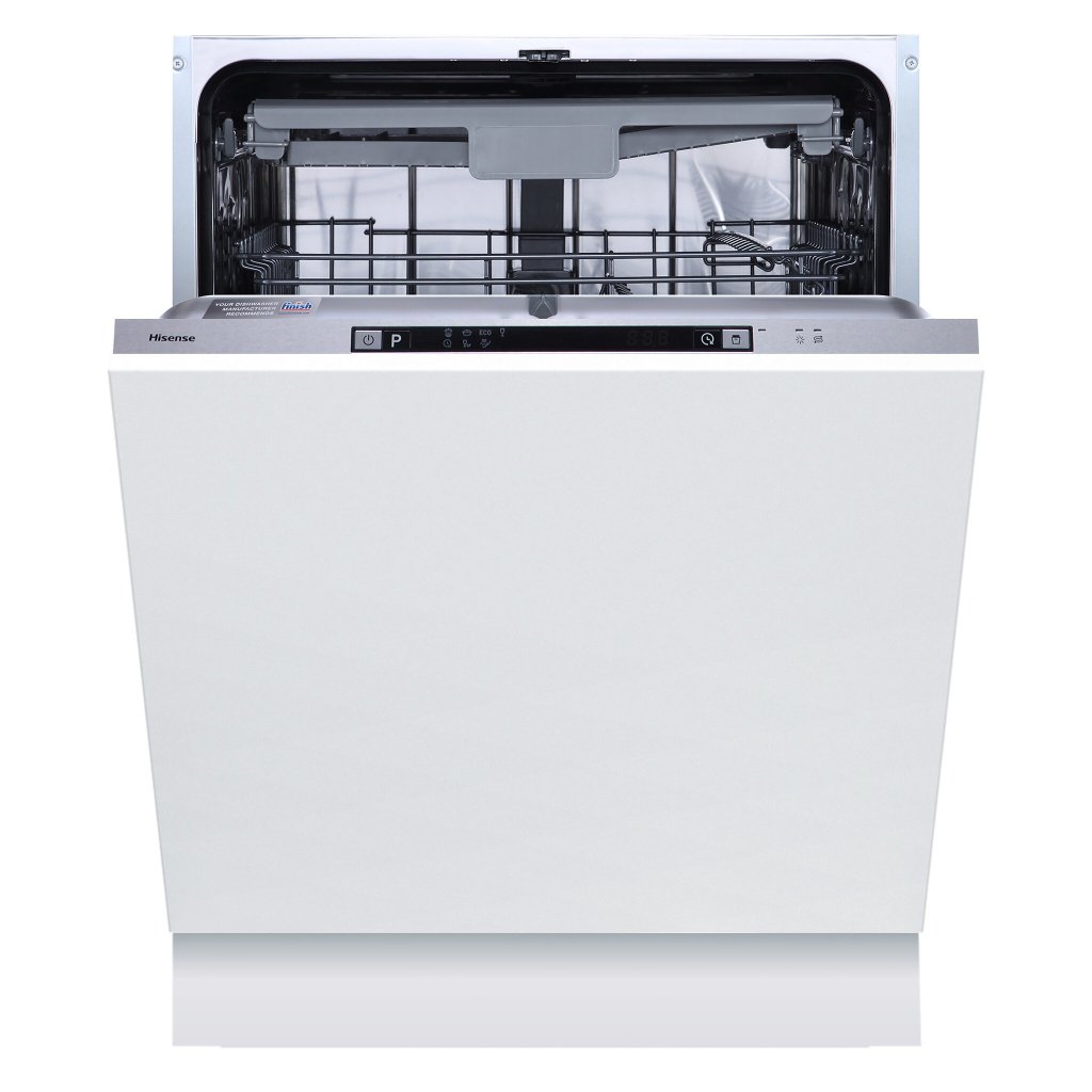 Hisense HV623D15UK Fully Integrated Full Size Dishwasher – Silver Control Panel with Fixed Door Hinge Kit – D Rated #402163