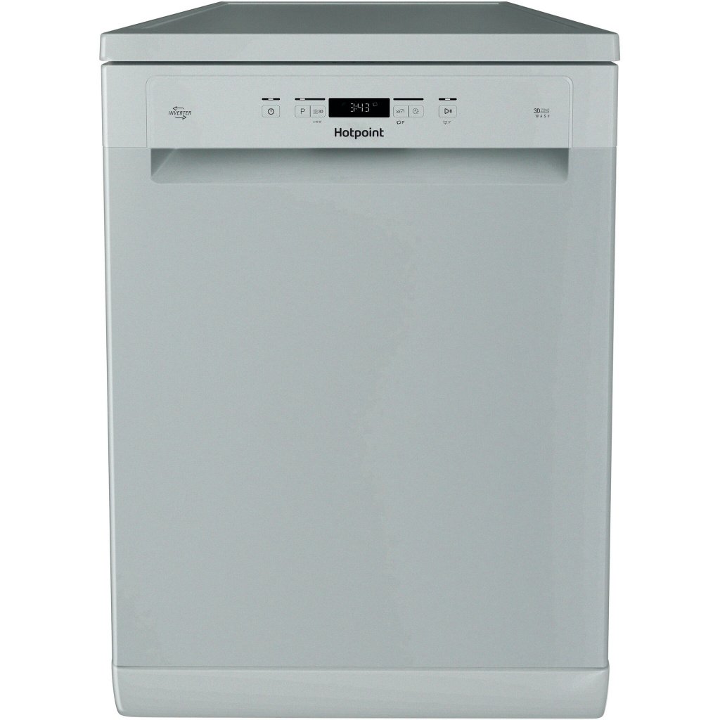 Hotpoint H3FC14BN7ASUK Full Size Dishwasher – Silver – C Rated #402157