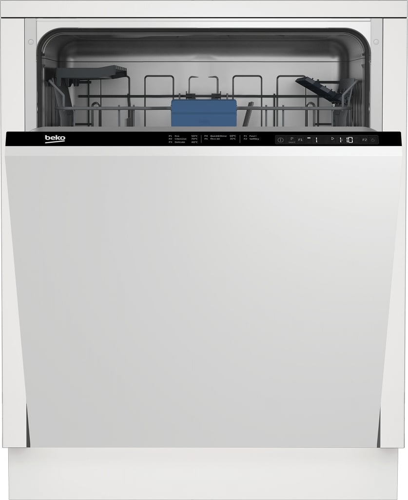 Beko BDIN25440 Integrated Full Size Dishwasher – Black Control Panel – C Rated #402314