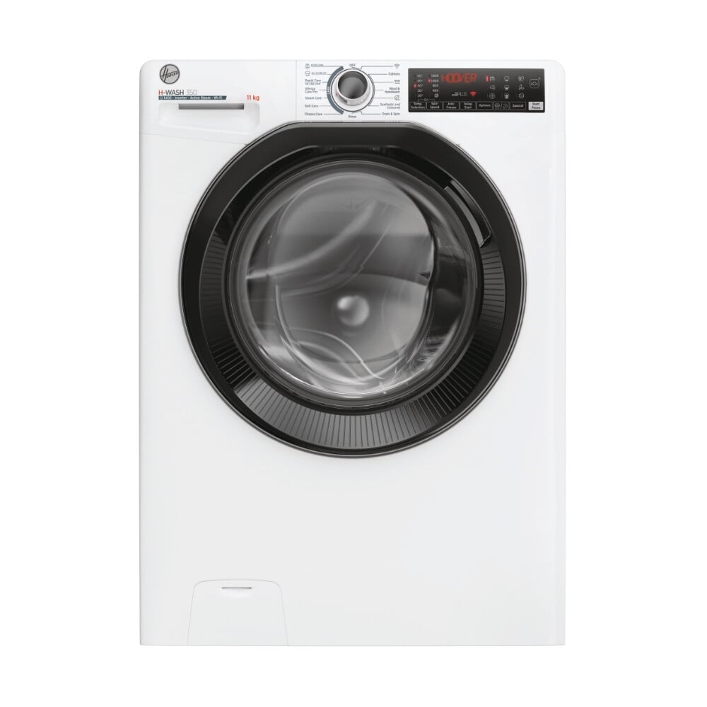 Hoover H-WASH 350 H3WPS4116TAMB580 11kg WiFi Connected Washing Machine with 1400 rpm – White – A Rated #400783