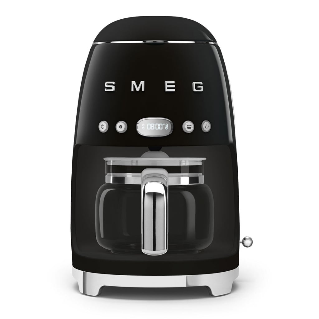 Smeg 50’s Retro DCF02BLUK Filter Coffee Machine with Timer – Black #401762