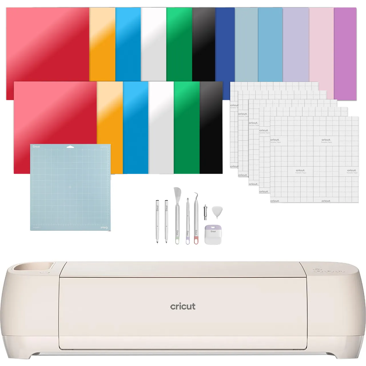 Cricut Explore™ 4 Essentials Bundle Smart Cutting Machine – Seashell #404352